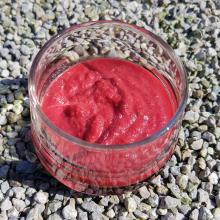 Purée de betterave rouge