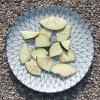 eggplant sliced (quater) raw