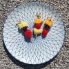 3 fruits brochette