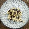 eggplant organic dice 10x10x10mm raw