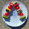 brochette 4 légumes crus