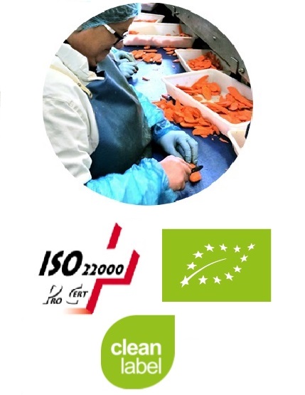 Nature Frais is AFAQ ISO 22000 certified and benefits from a HACCP plan