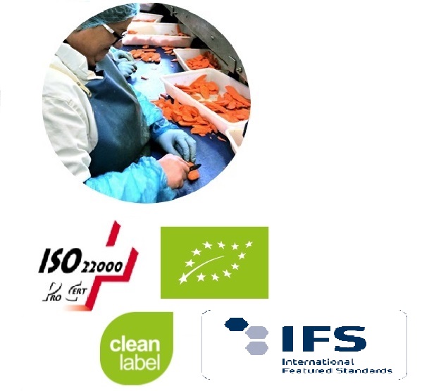 Nature Frais is AFAQ ISO 22000 certified and benefits from a HACCP plan